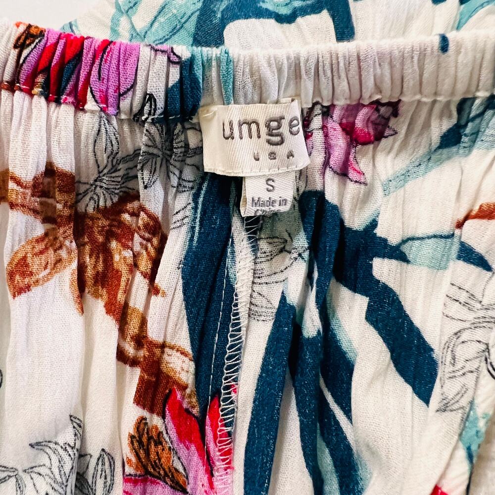 Umgee Floral Off Shoulder Hi Low Maxi Dress Size S Small Multicolored - Picture 4 of 9